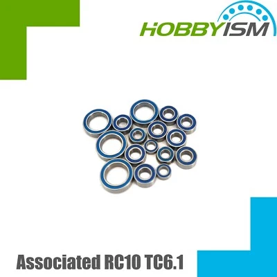 Associated 1/10 TC6.1 FT EP Rubber Seal Bearing Set ABEC-3 - Image 1 of 3