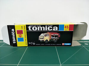 REPRODUCTION BOX for Tomica Black Box No.45 Suzuki Carry Chinese Noodle Vendor