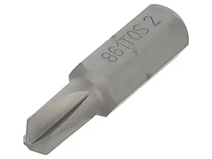 861TQS/2 bit Torq-Set® TS2 L. total: 25 mm mounting: 1/4" (C6.3 mm) BETA - Picture 1 of 1