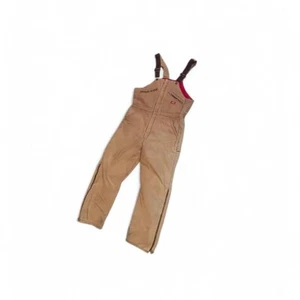 Tan Dickies overalls  Insulated bibs - distressed Size 38/40 - reg inseam - Picture 1 of 8