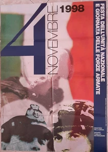 4 Novembre 1998 Festa dell'Unità Nazionale e giornata delle Forze Armate poster - Picture 1 of 1