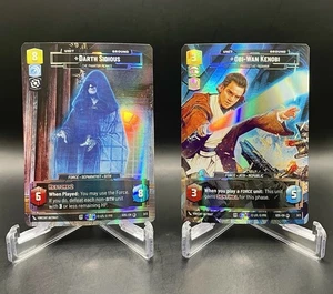 Darth Sidious & Obi-Wan Kenobi (G25) Star Wars Caja de Regalo Hiperespacial Promo Set Casi Nuevo - Imagen 1 de 5