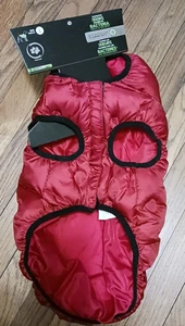 ROTE HUNDE STEPPJACKE MIT HOODIE GRÖSSE LARGE - Bild 1 von 4