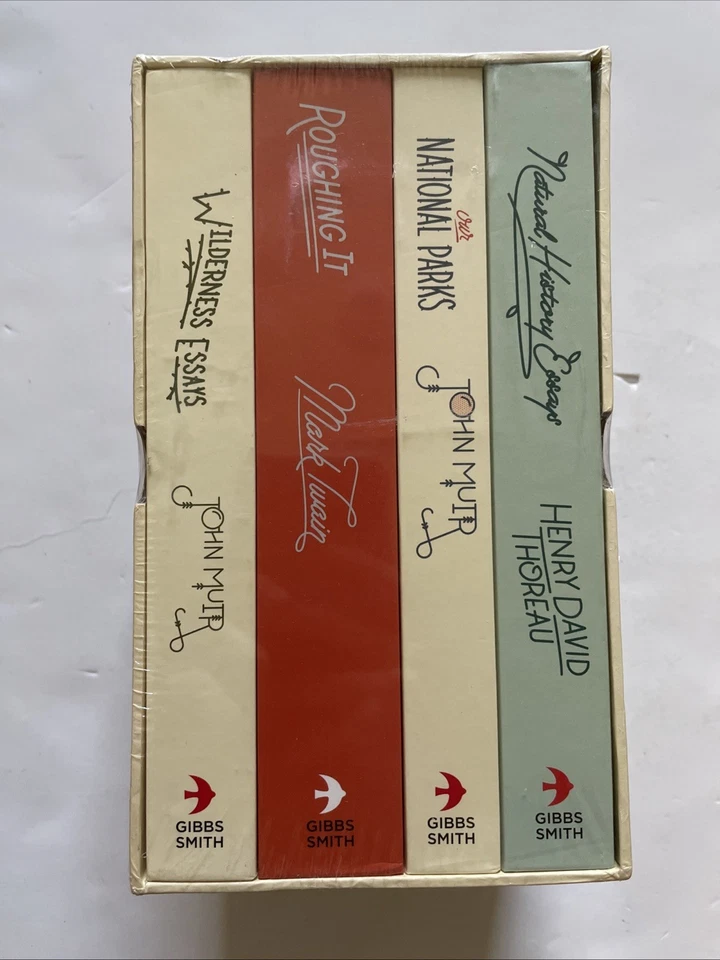 Коллекция из 4 книг Wilderness Readers Торо, Джон Мьюир, Марк Твен запечатанный - Изображение 1 из 4