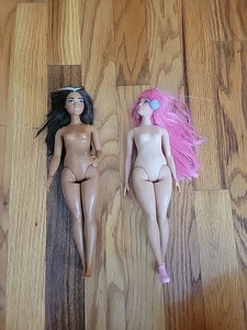 Mattel Barbie Fashionistas bambola lotto di 2 nude curvy  - Foto 1 di 4