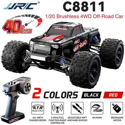 JJRC 4WD RC Car 2.4GHZ 40Km/h High Speed Brushless Motor for 1/20 Off-Road Drive - Bild 1 von 4
