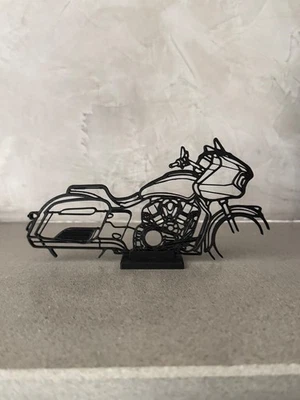 Moto stilizzata stampata in 3D - Dark Horse - - Immagine 1 di 2