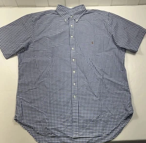 Polo Ralph Lauren Hemd Herren 2XLT Tall Gingham Check Button Big Tall Pony - Bild 1 von 9