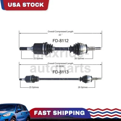 Junta de eje CV del lado del conductor del pasajero delantero para Ford Tempo 1991 Foto 1 de 3