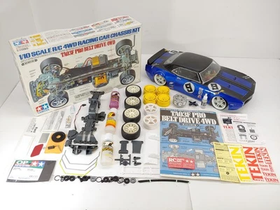 *RARE* Vintage Tamiya 1/10 RC TA03F PRO RC Car ARTR w/ Box & Extras Used - Image 1 of 4