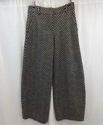 black grey wide trousers Sonia Rykiel EU 38 UK 12 barrel culottes pockets VGC - Image 1 of 4