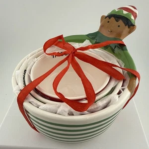Holiday Time Weihnachtselfe stapelbare Messbecher verschachtelt abgestufte Größen Neu - Bild 1 von 4