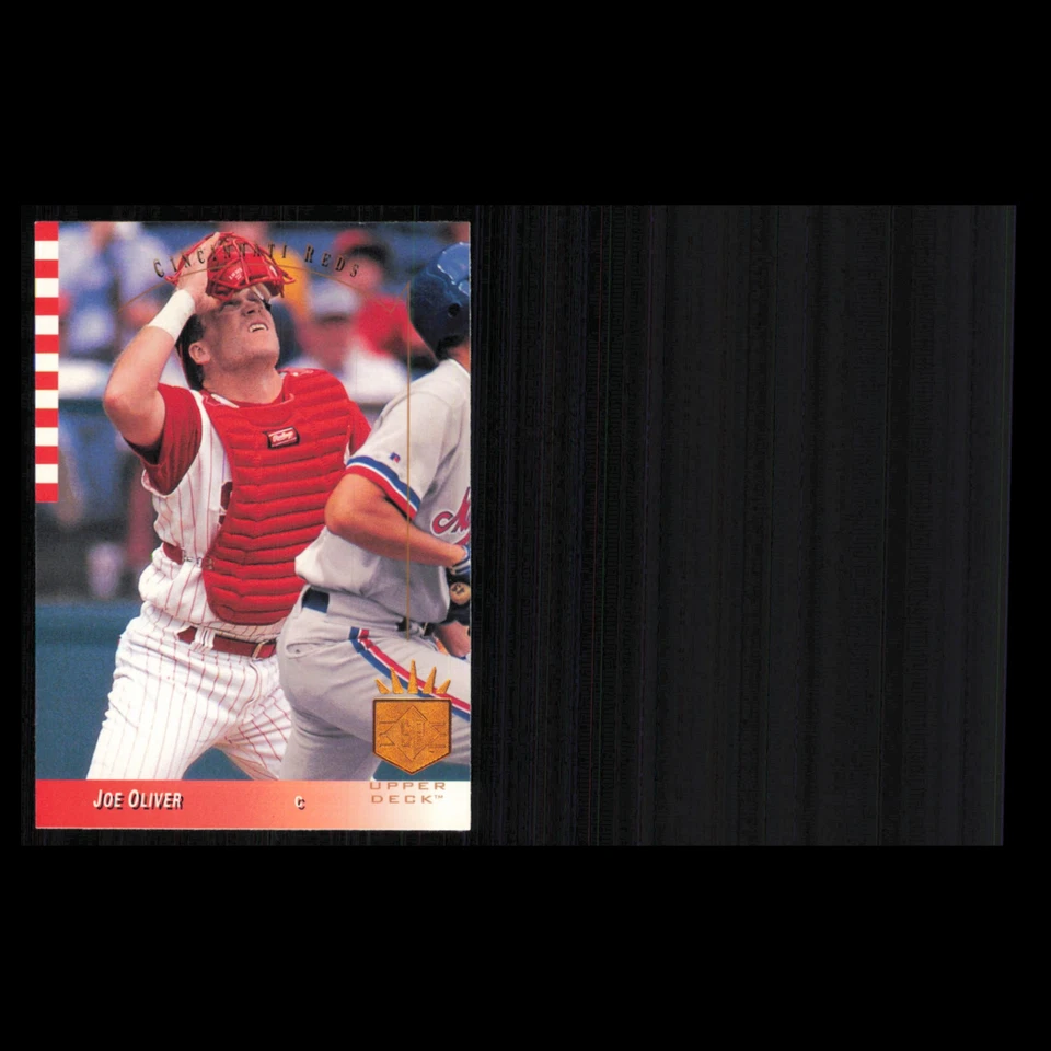 Joe Oliver #212 1993 SP Cincinnati Reds Baseball Card MLB NM - Image 1 of 3