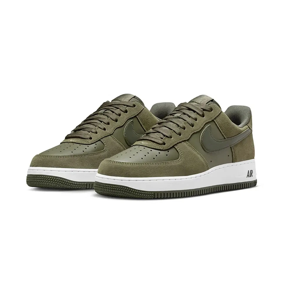 Nike Air Force 1 '07 LV8 Olive/White-Cargo Khaki IB6388-200 US Men Size 11 - Image 1 of 4