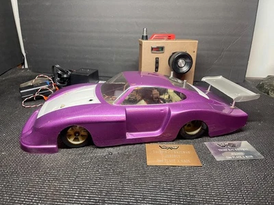 Vintage Team Associated 1/12 RC12 RTR RC Car Futaba Thorp RC12E I Jerobee - Image 1 of 4