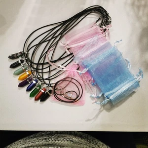 Collar colgante con punta de cristal 5-10 regalo para Navidad - Imagen 1 de 5