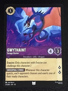 Disney Lorcana Whispers in the Well Gwythaint-Savage Hunter 37/204 NM - Picture 1 of 2