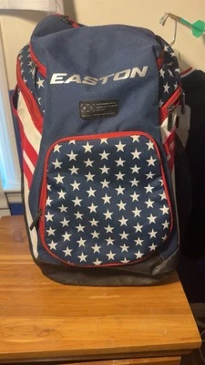 Easton Reflex Mochila de Béisbol Equipo Bolsa Softbol Lanzamiento Lento Bate Estrellas EE. UU. Foto 1 de 4