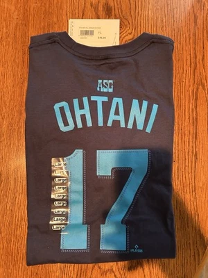 Camiseta azul oscuro Nike Shohei Ohtani #17 Liga Nacional 2024 AS Game - Juvenil/L Foto 1 de 2