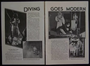 1937 Craig-Nohl Tiefsee Tauchanzug Vintage Bild Lusitania Bergung - Bild 1 von 2