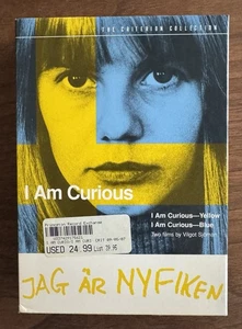 I am Curious (Criterion Collection) (DVD, 1967) Blue Yellow Boxset 2-Disc Set - Imagen 1 de 6