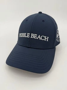 Cappello uomo TaylorMade berretto cinturino schiena blu ciottoli spiaggia performance golf links - Foto 1 di 4