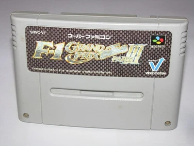 F1 Grand Prix Part III 3 Super Famicom SFC Japan import US Seller - Image 1 of 2