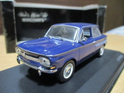 Minichamps 1 43 NSU 1000L 1964 Dark Blue - Image 1 of 4