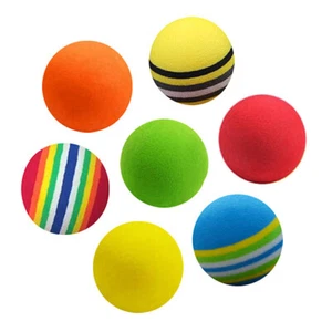 10PCS Practice Balls EVA Elastic Kids Balls for Indoor Outdoor Training (Random - Picture 1 of 12