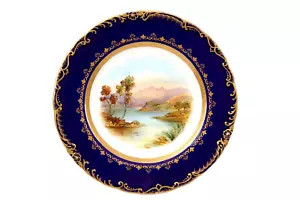 Wedgwood Porcelain Plate Rydal Water by J Bono Circa 1890 - Picture 1 of 7