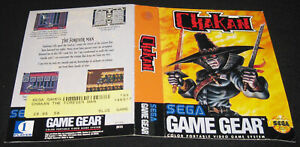 Chakan The Forever Man - Cut Box Cover Only (Sega Game Gear)