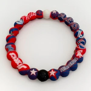 Lokai NBA Philadelphia Sixers 76ers Unisex BRACELET  Small - Picture 1 of 3