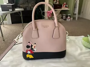Kate Spade Disney Minnie Mouse Dome Umhängetasche Rosa Crossbody Neu ohne Etikett - Bild 1 von 7