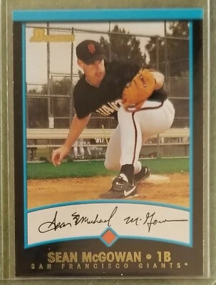 2001 Bowman Gold #324 Sean McGowan San Francisco Giants Baseball Card  - Image 1 of 2