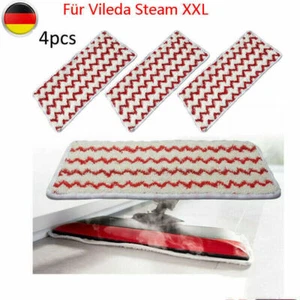 4X Ersatzbezüge Für Vileda Steam XXL Power Pad Dampfreiniger Ersatzbezug Neu - Bild 1 von 12