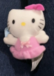 Vtg 2000 Sanrio Hello Kitty scrunchie Ponytail Holder wristlet EUC McDonald Toy - Picture 1 of 8