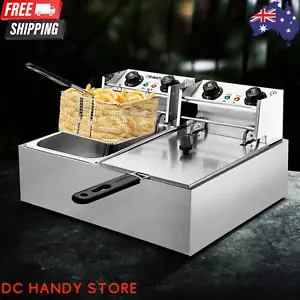 Devanti 20L Electric Commercial Deep Fryer Double Baskets 4400W - Picture 1 of 7