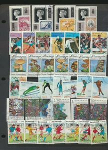 Nicaragua Topical Sets mini collection 6 Different Sets (38 Stamps) Bargain Deal - Imagen 1 de 1