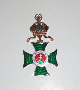 Austro Hungría Orden de San Esteban Caballero Imperio de los Habsburgo Medalla Insignia Uniforme UE - Imagen 1 de 6