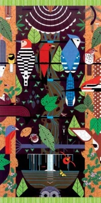 Pomegranate Birducopia 1000 Piece Jigsaw Puzzle By Charley Harper - Image 1 of 2