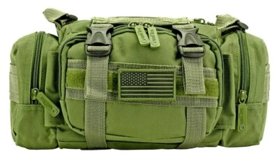 EastWest USA Tactical MOLLE Attachable Military Range Gear Shoulder Bag OD GREEN