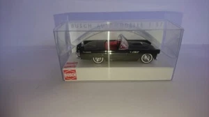 Busch 45210 - 1/87 Ford Thunderbird Cabrio - Nero - Nuovo - Foto 1 di 1