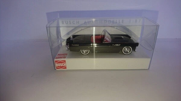 Busch 45210 - 1/87 Ford Thunderbird Cabrio - Nero - Nuovo - Immagine 1 di 1