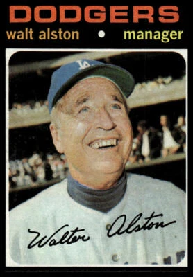 1971 Topps #567 Walt Alston - Image 1 of 2