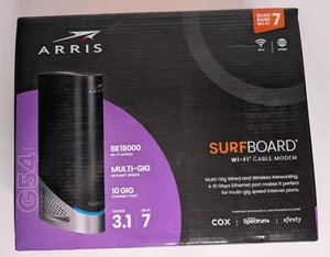 ARRIS G54 - Surfboard Wi-Fi 7 Cable Modem Router DOCSIS 3.1 BE18000 - Picture 1 of 5
