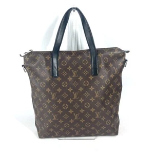 LOUIS VUITTON M40388 MonogramMacassar Kitan Business Bag Hand Bag Tote Bag - Picture 1 of 14