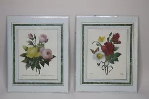 New York Botanical Gardens Litho Prints 1995 Rosen Nelken Schmetterlinge - Bild 1 von 8