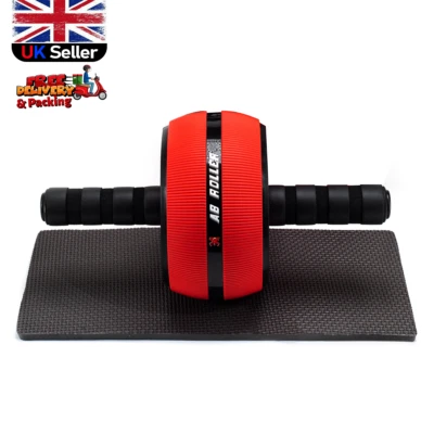 AB ROLLER Rueda de ejercicio con rodillo abdominal, núcleo abdominal entrenamiento de fuerza entrenamiento gimnasio en casa