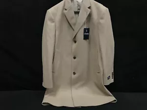 NWT Chaps Men's Classic Topcoat, Camel, Size 40 Reg. MSRP: $250 Free Shipping - Picture 1 of 3