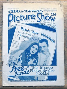 Revista OLD FILM - Picture Show del 4 de febrero de 1928 carece de complemento - Imagen 1 de 9